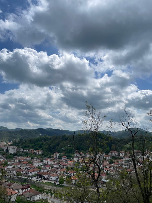Rural life documented with farm animals in Zlatograd Bulgaria