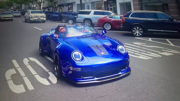 Luxury sports cars spotted across city during evening hours