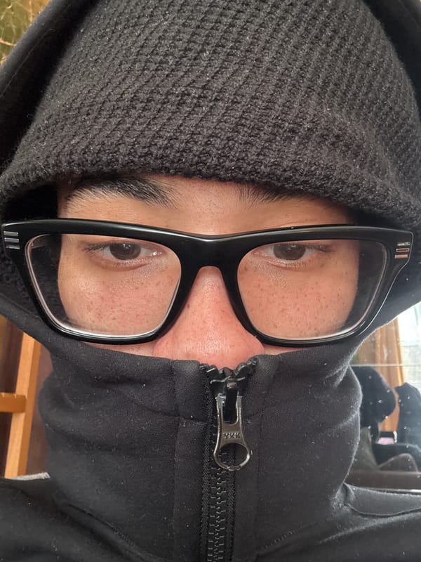 Person in glasses photographed in Orsay, France