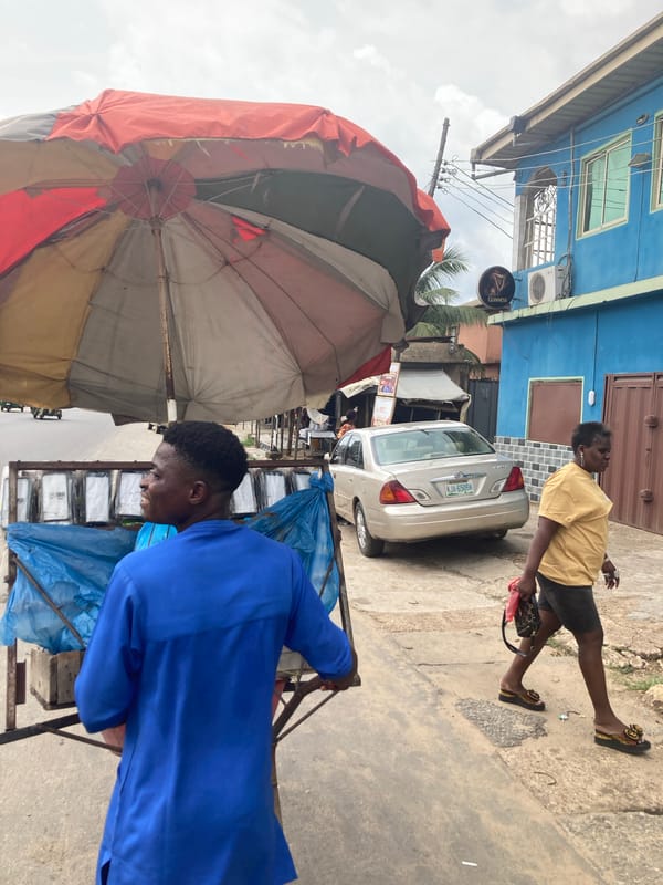 Street life documented in Aba, Nigeria during midday