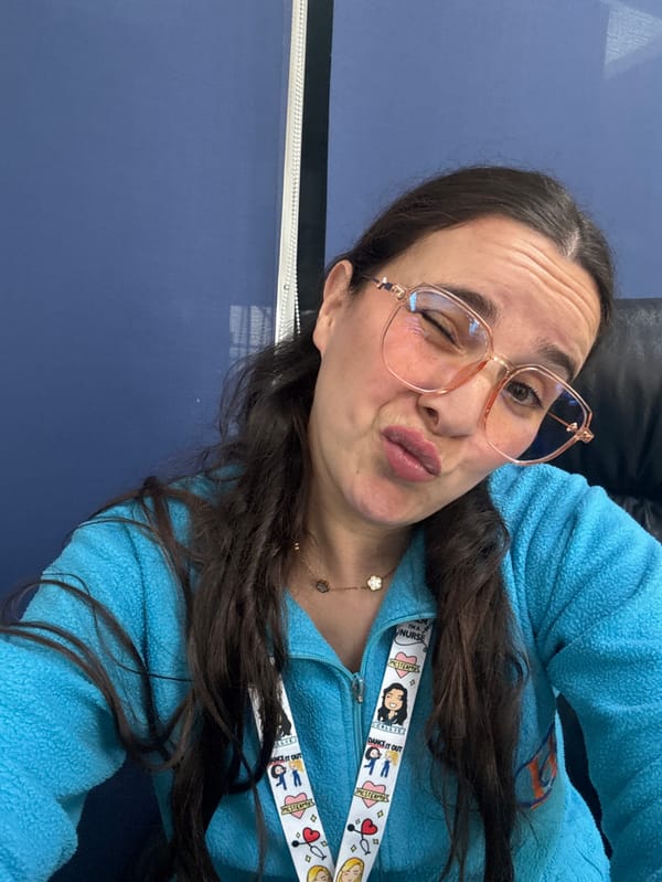 Healthcare workers share playful moments at Meknes medical facility