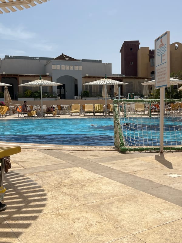Resort leisure activities documented at Egyptian vacation destination