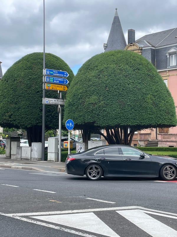 Morning street scenes documented across central Luxembourg City
