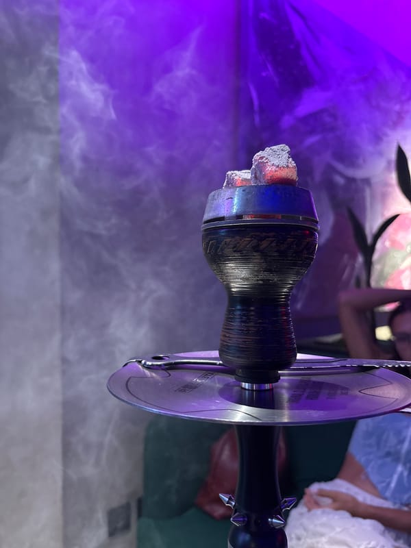 Hookah lounge interior documented in Kuta Selatan, Indonesia