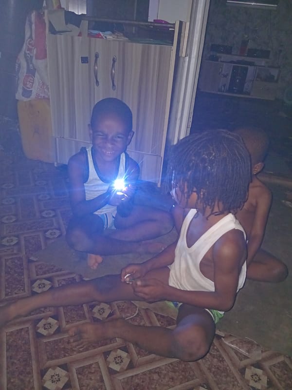 Evening household moments captured in Shagamu, Nigeria home