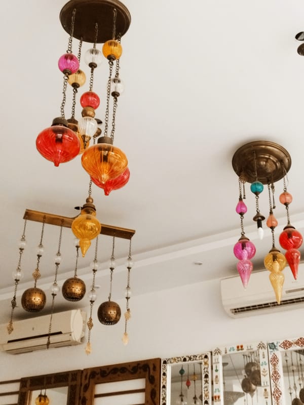 Tourist documents hotel interiors and shops in Hurghada Egypt