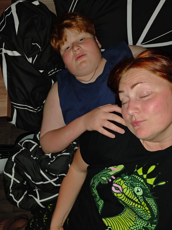 Quiet evening moments documented in Russian household