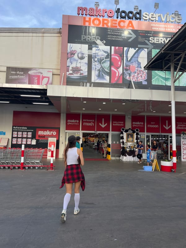 Routine shopping activity documented at Thailand Makro store