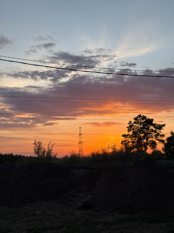 Casual outdoor moments captured across Chaikovsky during evening hours