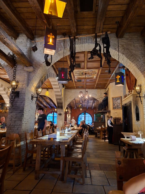 Dinner and live music at a canal-side Andalusian patio restaurant