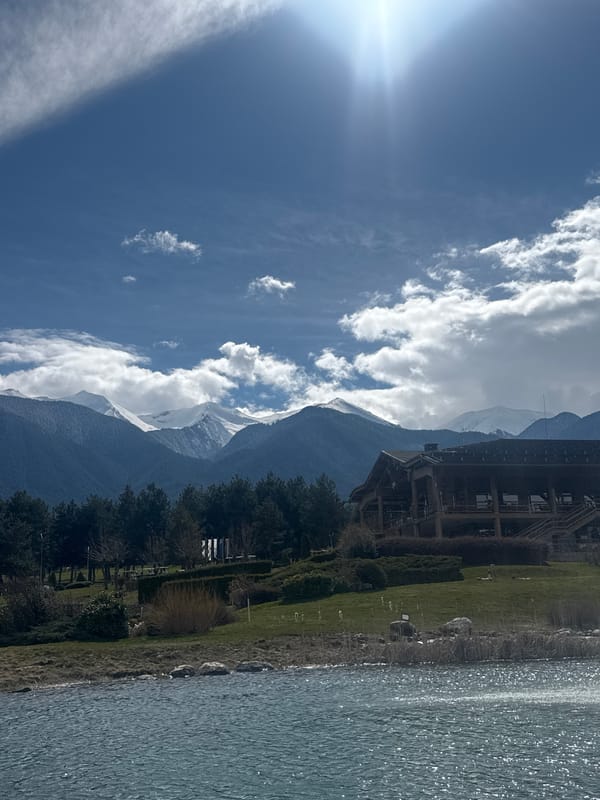 Golf course views captured in Razlog, Bulgaria