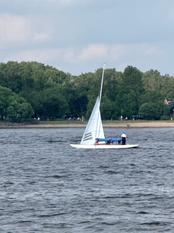 On the water around Saint Petersburg's western waterfront