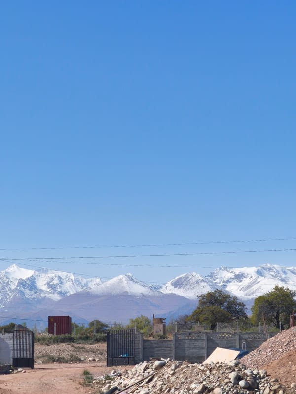 Rural scenes captured in Tong, Kyrgyzstan show daily life