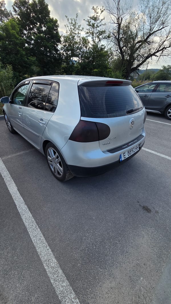 Resort parking lot and pool area in Bania, Bulgaria