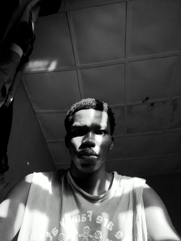 Young guitarist photographed in dramatic session in Keffi, Nigeria