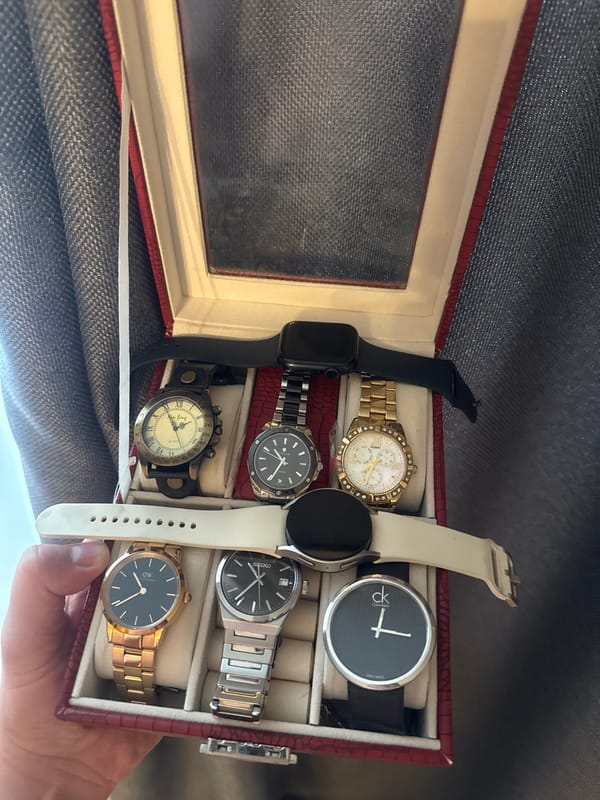Vladivostok wrist check: Seiko, smartwatch, and a full watch box