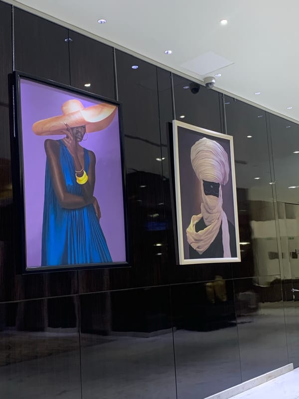 Women's social outing at Dar es-Salaam hotel and gastropub