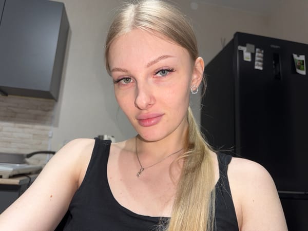 Woman photographed in portrait sessions in Perm, Russia