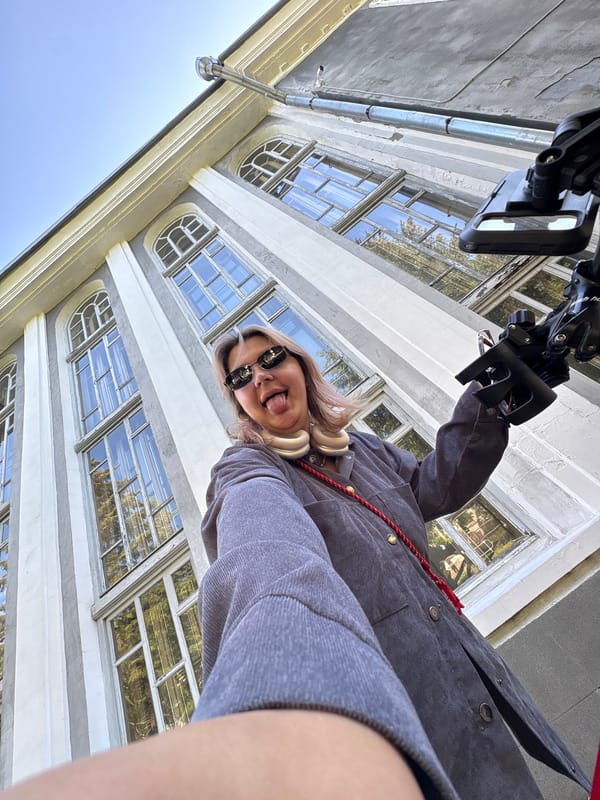 Morning bike ride and selfies captured in Birobidzhan park