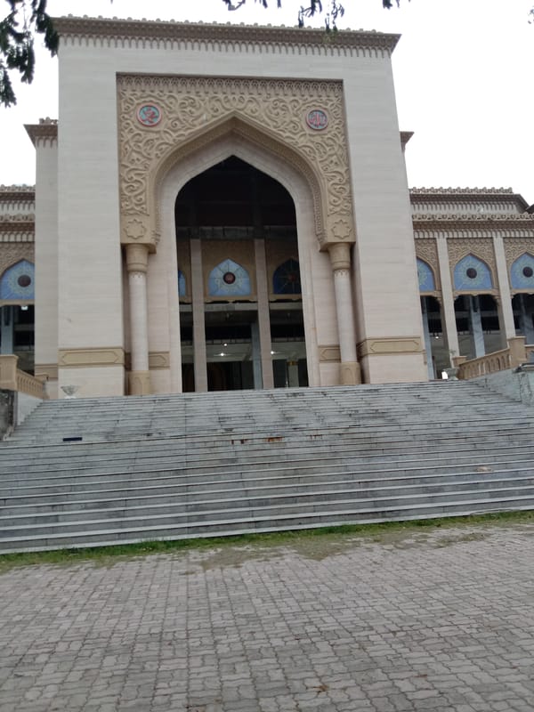 Afternoon documentation of mosque and public park in Lhokseumawe
