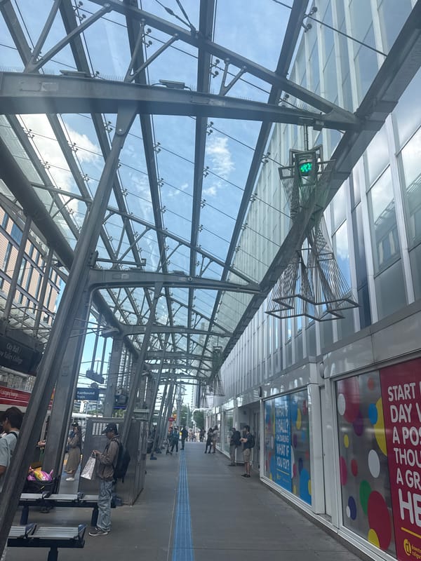 Riding Calgary's CTrain through the downtown civic corridor