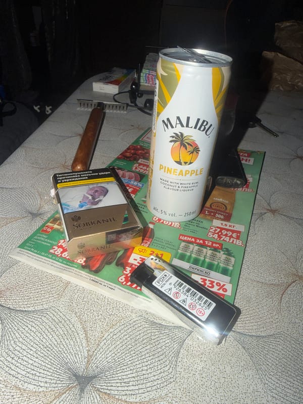 Domestic tabletop still life observed in Kazichene, Bulgaria