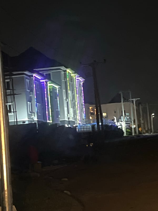 Evening documentation of daily life across Gwarinpa district