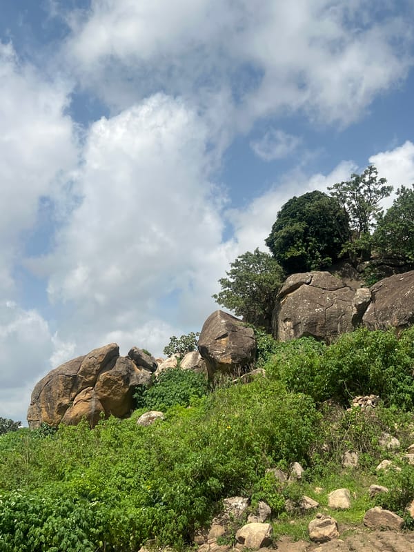 Jos Plateau's boulder landscape and city nestled in the rocks