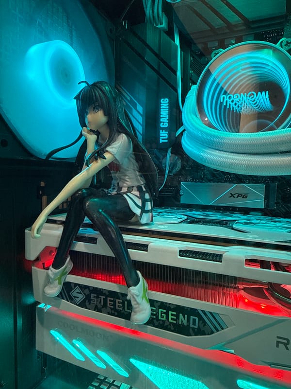 Computer enthusiast captures PC build in Rusanovo, Russia