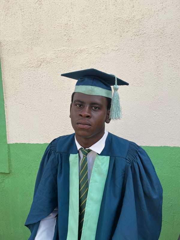 Graduate celebrates commencement ceremony in Jos, Nigeria