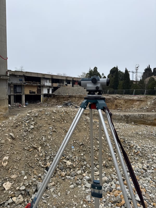 Construction surveying and indoor portrait documented in Varna, Bulgaria