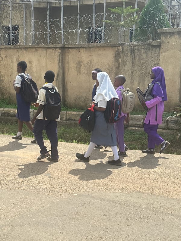 Street-level look at a quiet Abuja residential neighborhood