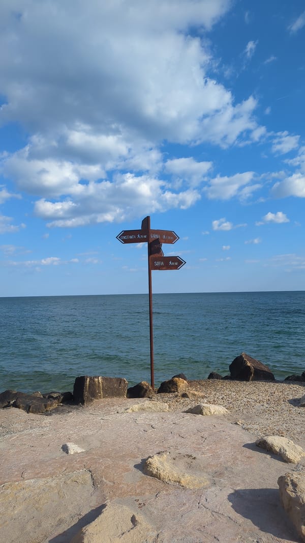 Coastal scenes documented in Balchik, Bulgaria seaside area