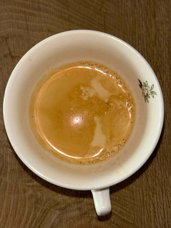 Morning coffee preparation recorded in Plovdiv, Bulgaria