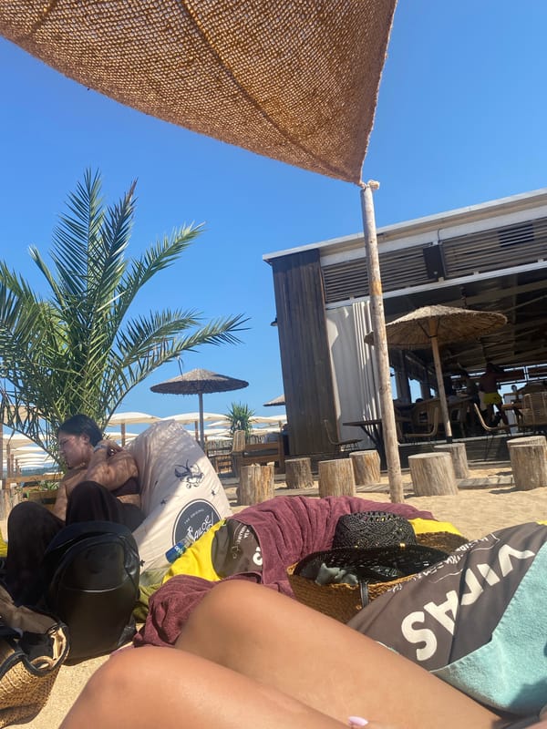 Lazy afternoon at a beachside spot in Sozopol