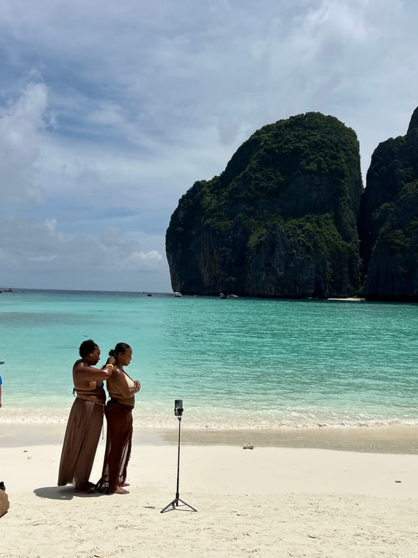 Beach day at Ao Nang and Maya Bay, Thailand