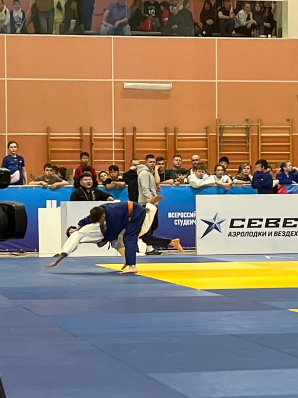 Judo tournament held in Krasnoyarsk sports arena