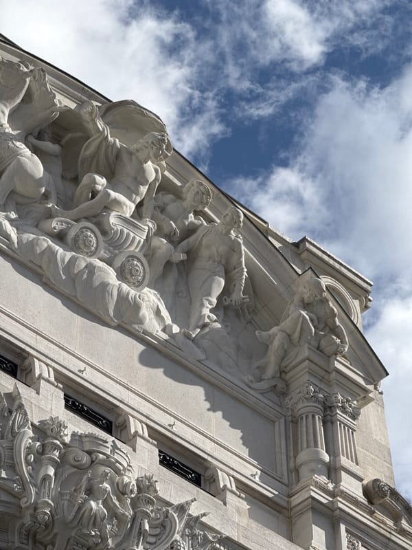 Champs-Élysées architecture and street life documented in Paris