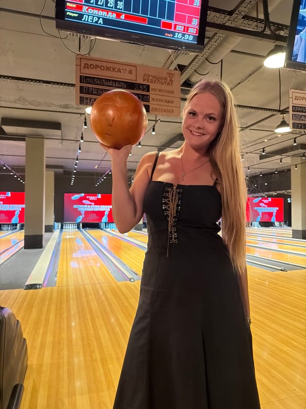 Casual bowling session at Brooklyn Bowl in Izhevsk