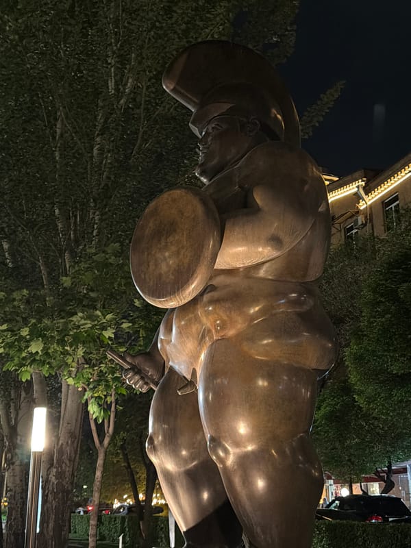 Evening stroll through illuminated Yerevan streets captured in seven minutes