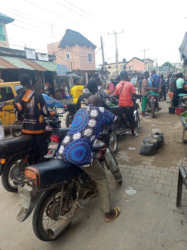 Street commerce bustles in Satellite Town Nigeria