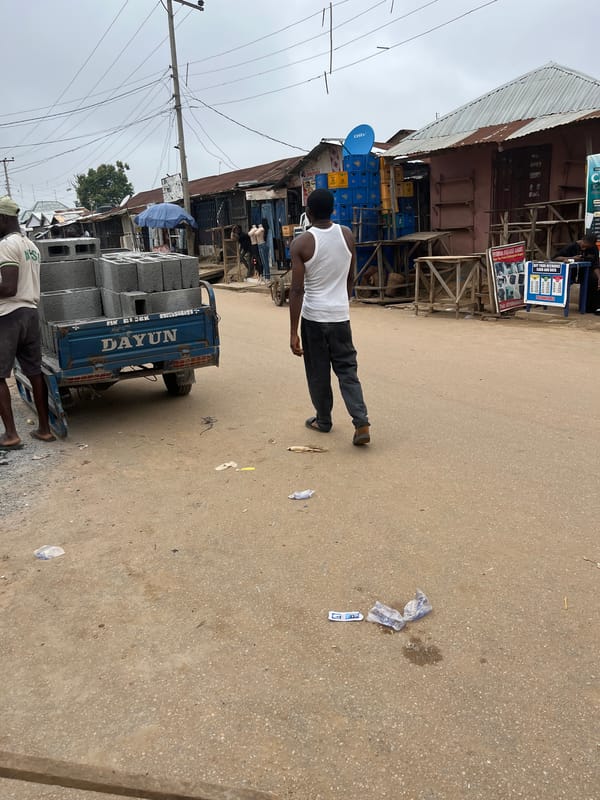 Daily market life documented across Abuja commercial district