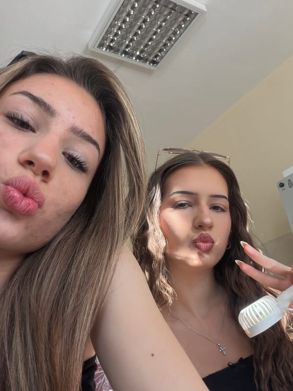 Morning selfie session with friends in Shumen, Bulgaria
