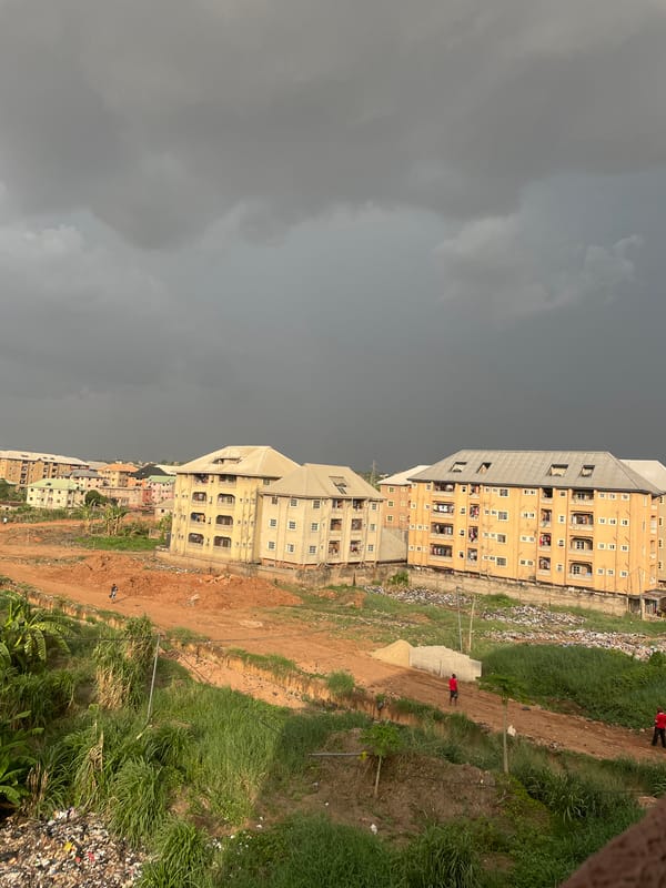 Ordinary afternoon moments captured across Onitsha residential neighborhoods
