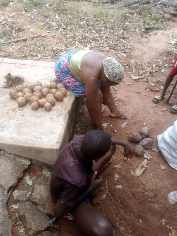 Rural construction site daily life documented by witnesses