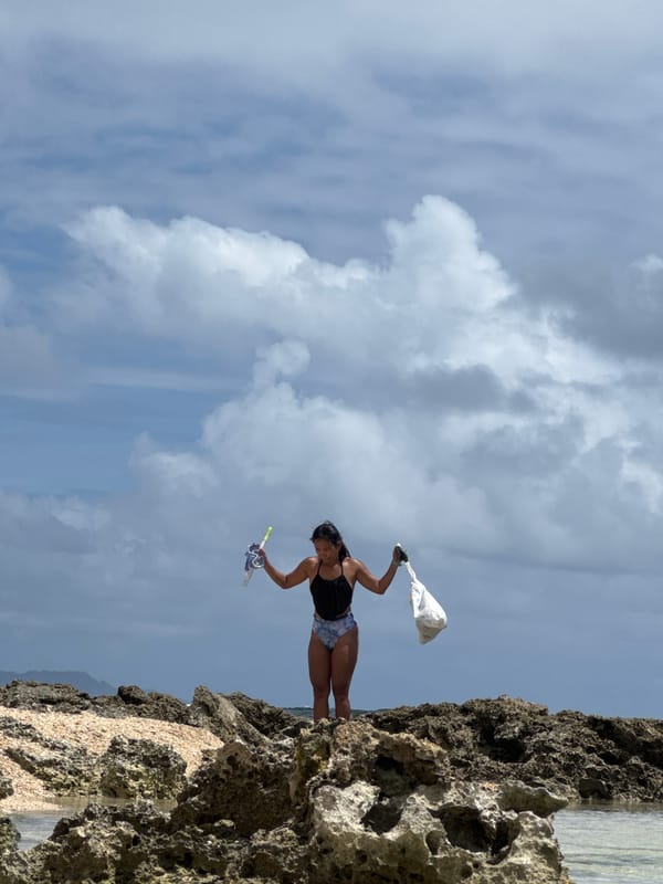Woman enjoys beach day with snorkeling gear in General Luna