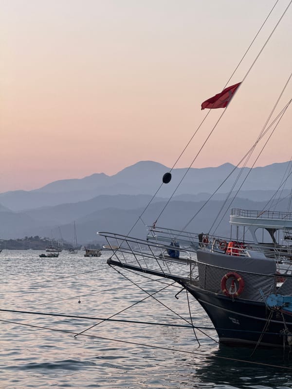 Afternoon boat outing on the calm waters of Fethiye