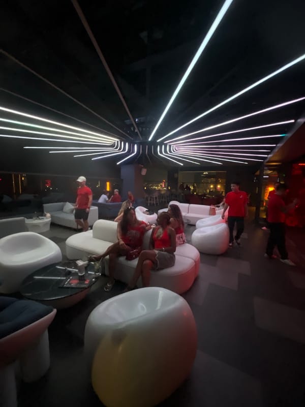 Night out at RED rooftop bar, Đà Nẵng