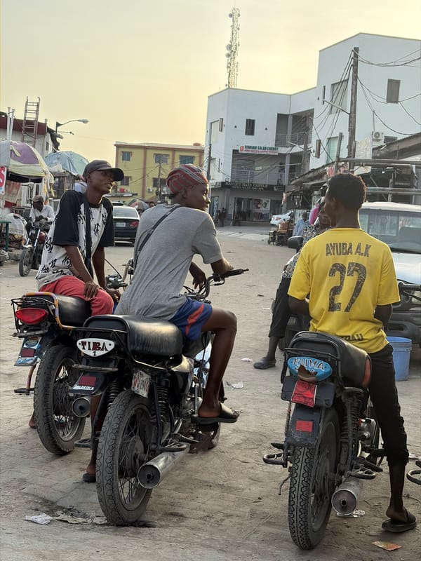 Daily street life documented across Lagos area neighborhoods