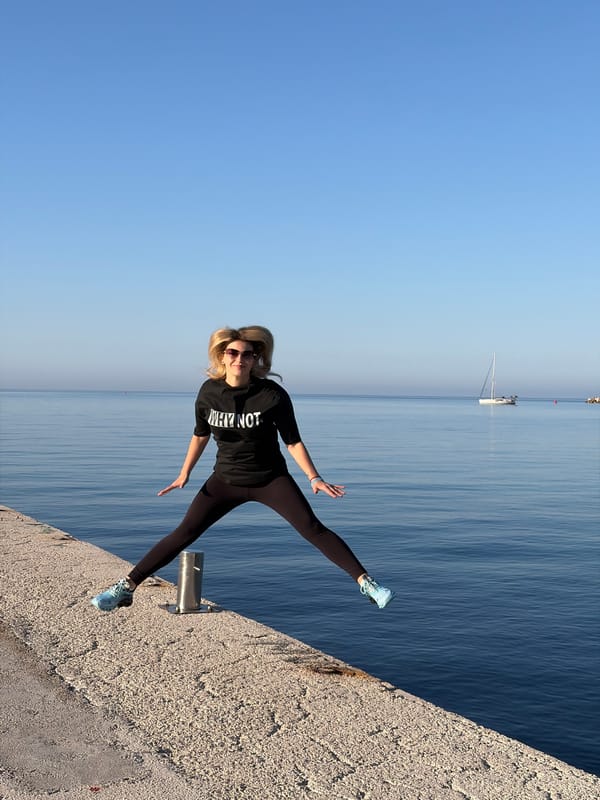 Early morning waterfront activity captured in Budva, Montenegro